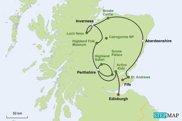 Autotour - Familienerlebnistour Schottland
